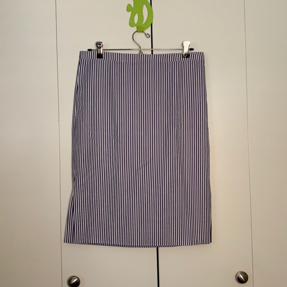J Crew NWT Seersucker Skirt 4